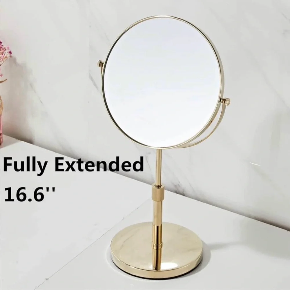 Gold mirror with adjustable height (price is negotiable)